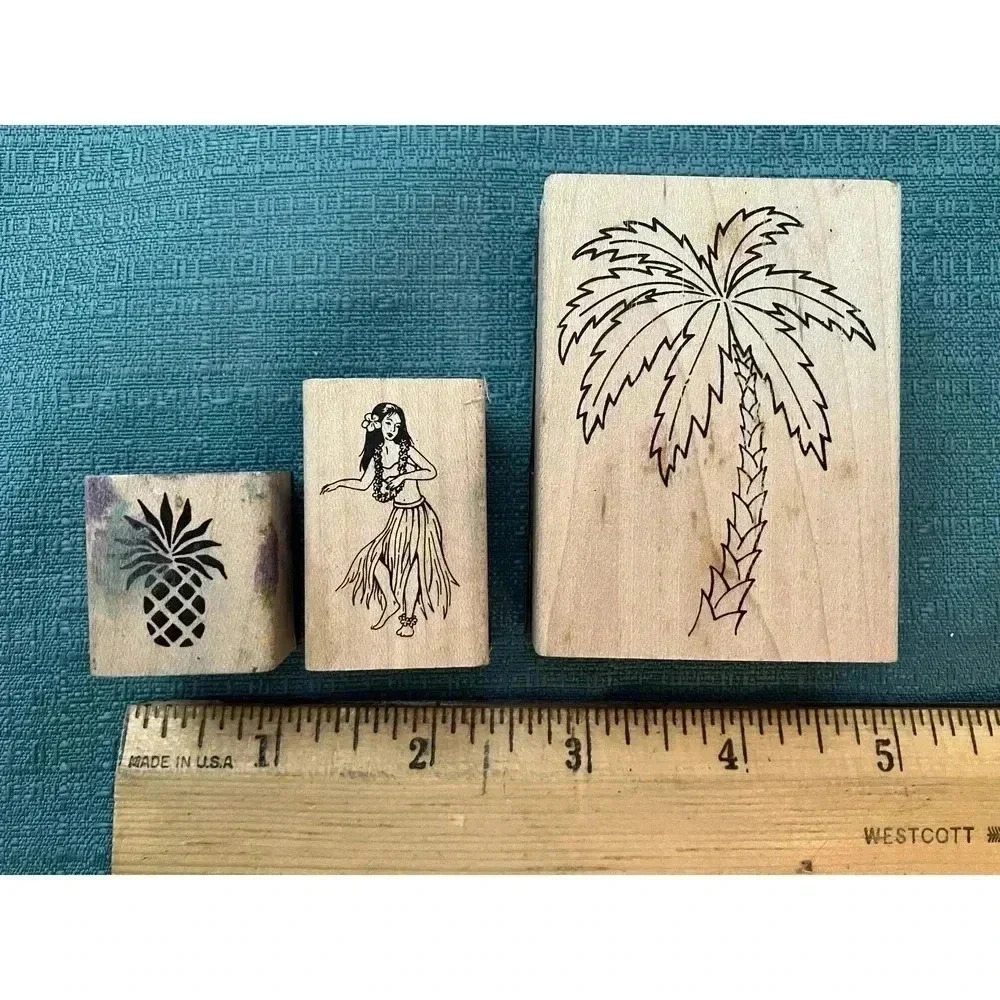 Rubber Stamps Hawaii Tropical